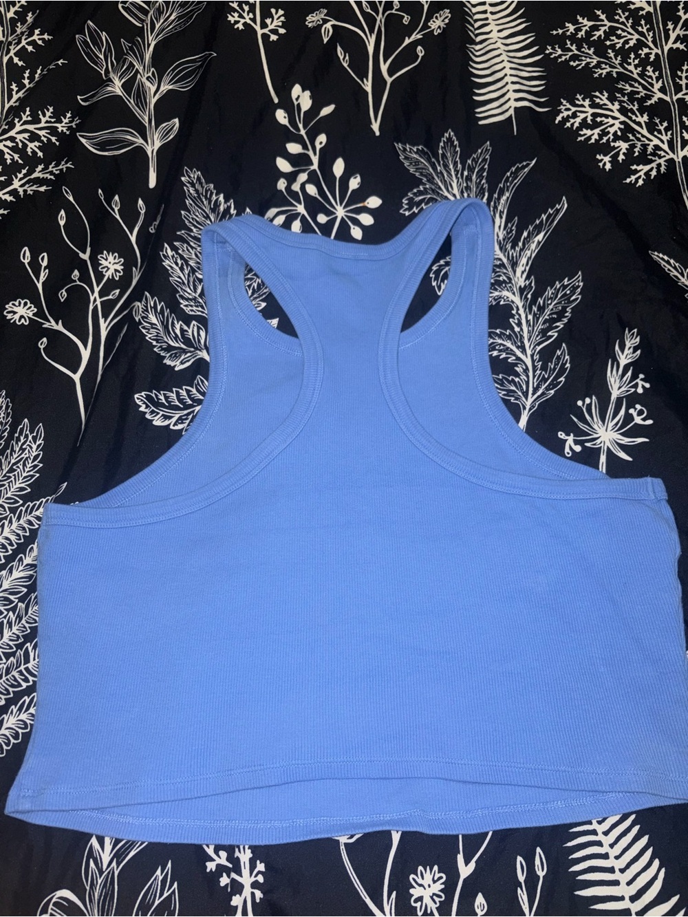 ALO Yoga Ribbed Racerback Crop Tank - Picture 3 of 3